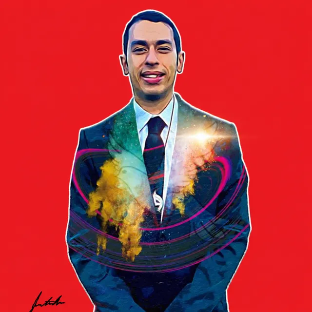 Illustrated portrait of the creative behind On Fire Media